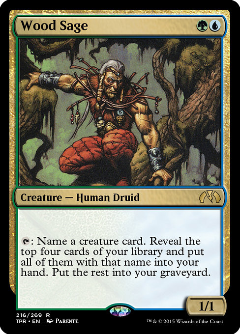 Wood Sage - Tempest Remastered Rare Card