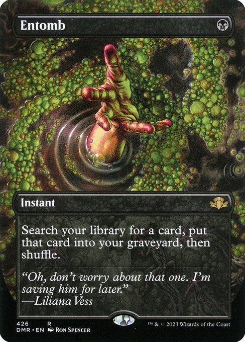 Entomb - Dominaria Remastered Rare Card