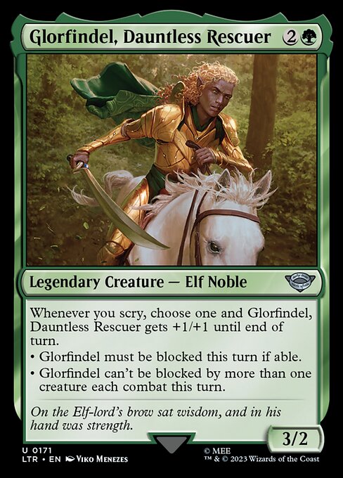 Glorfindel, Dauntless Rescuer - The Lord of the Rings: Tales of Middle-earth Uncommon Card