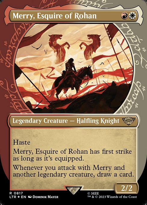 Merry, Esquire of Rohan - The Lord of the Rings: Tales of Middle-earth Rare Card