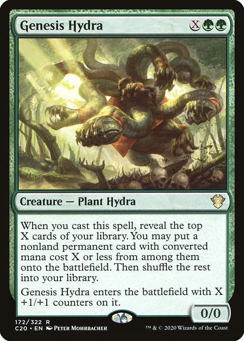 Genesis Hydra - Commander 2020 Rare Card