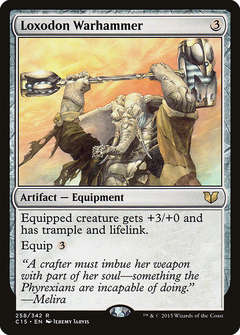 Loxodon Warhammer - Commander 2015 Rare Card