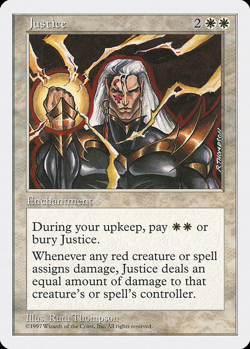 Justice - Fifth Edition Uncommon Card