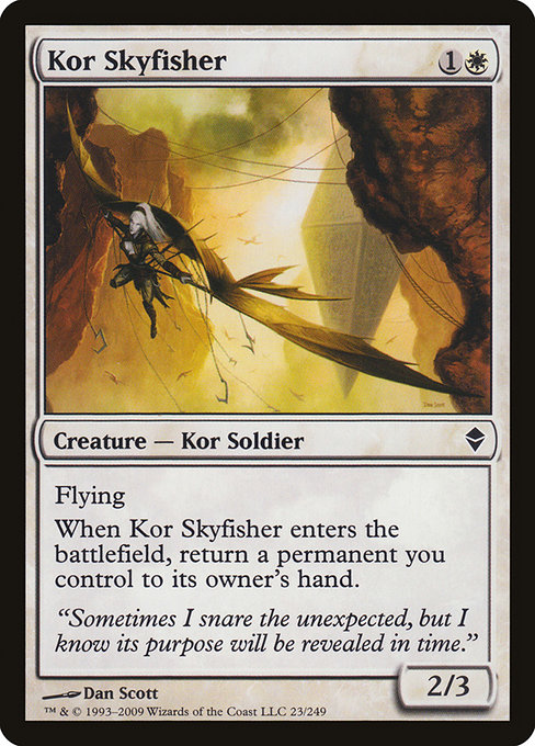Kor Skyfisher - Zendikar Common Card