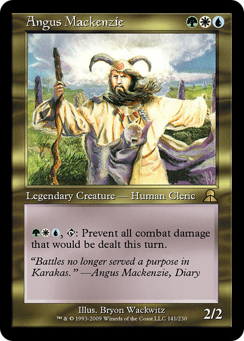 Angus Mackenzie - Masters Edition III Rare Card
