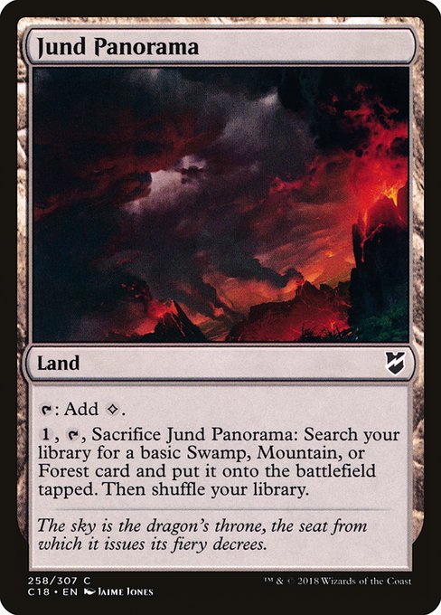Jund Panorama - Commander 2018 Common Card