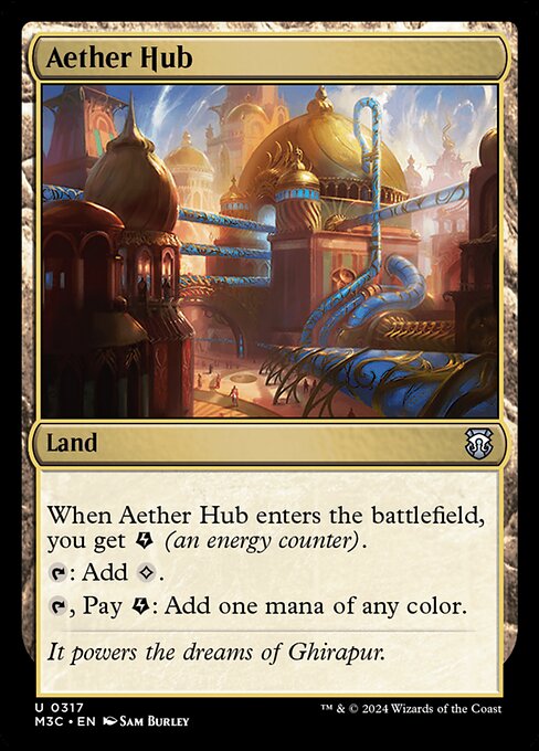 Aether Hub - Modern Horizons 3 Commander Uncommon Card