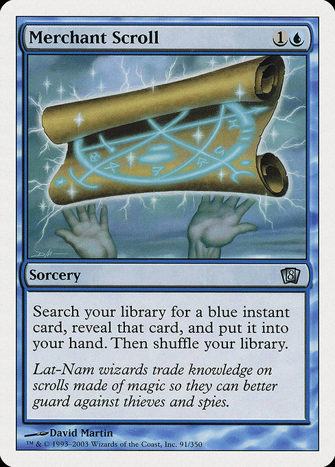 Merchant Scroll - Eighth Edition Uncommon Card