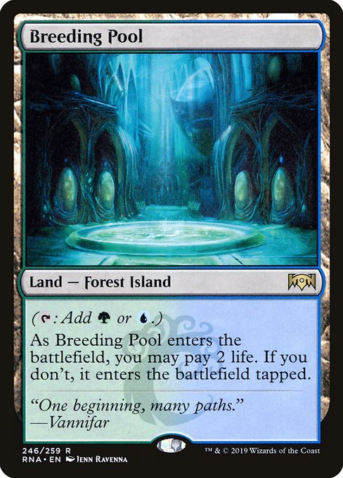 Breeding Pool - Ravnica Allegiance Rare Card