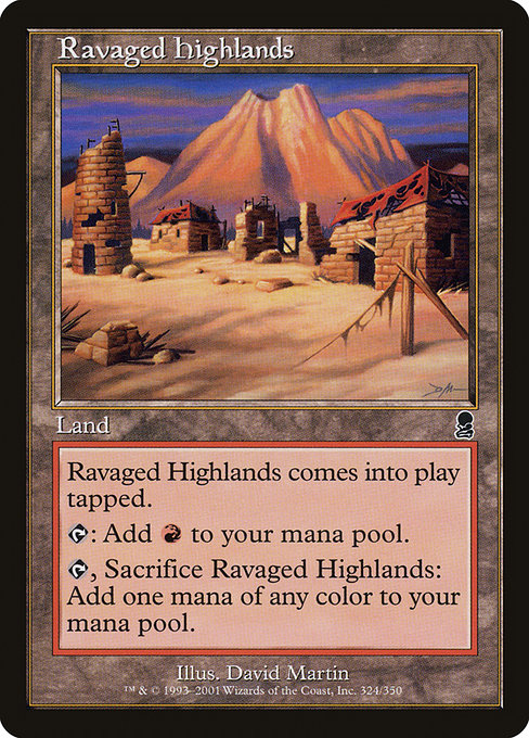 Ravaged Highlands - Odyssey Common Card