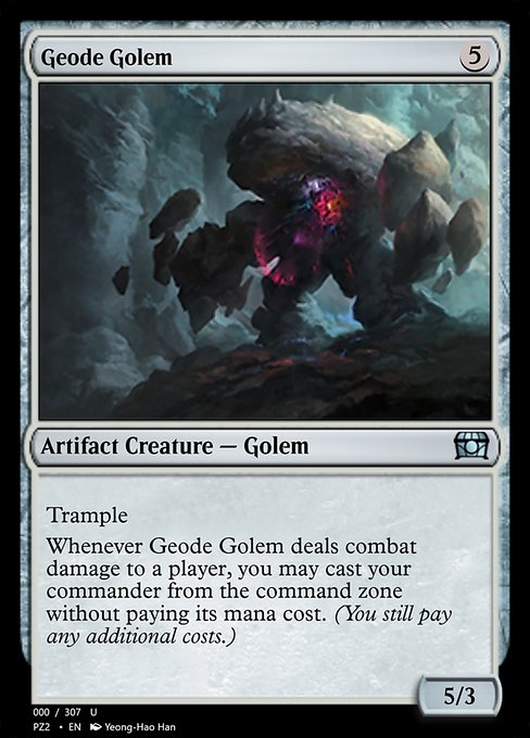 Geode Golem - Treasure Chest Uncommon Card