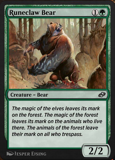 Runeclaw Bear - Jumpstart: Historic Horizons Common Card