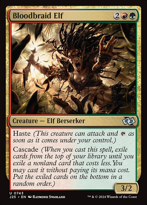 Bloodbraid Elf - Foundations Jumpstart Uncommon Card