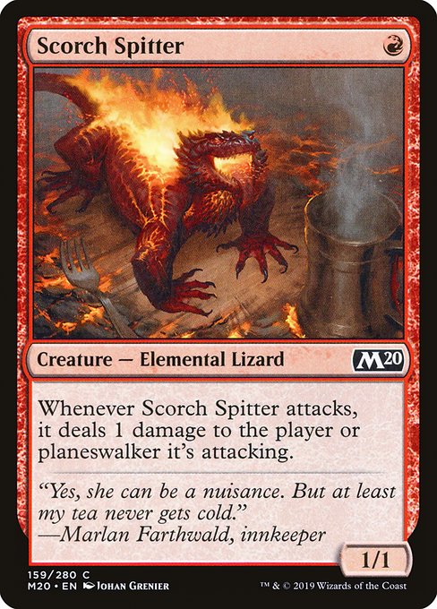 Scorch Spitter - Core Set 2020 Common Card