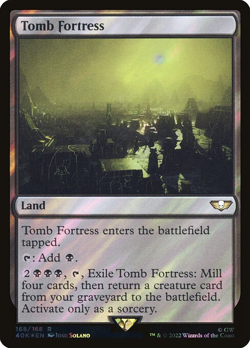 Tomb Fortress - Warhammer 40,000 Commander Rare Card