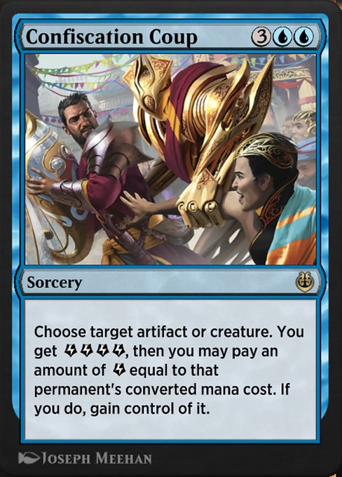 Confiscation Coup - Kaladesh Remastered Rare Card