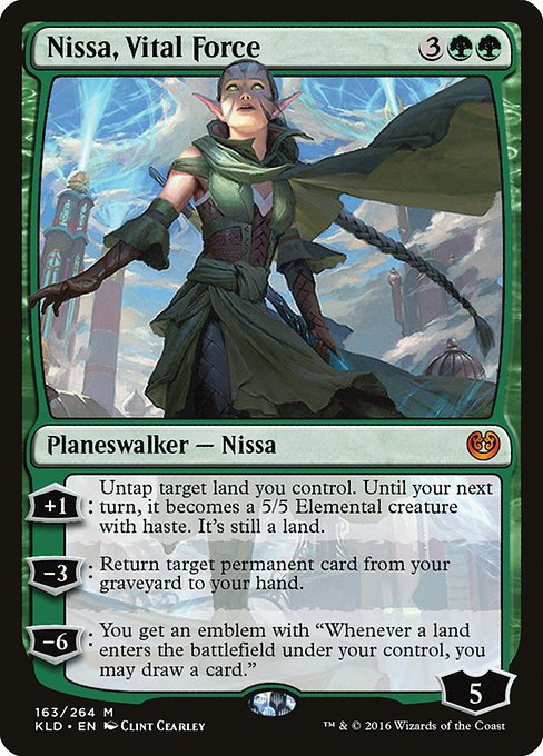 Nissa, Vital Force - Kaladesh Mythic Card