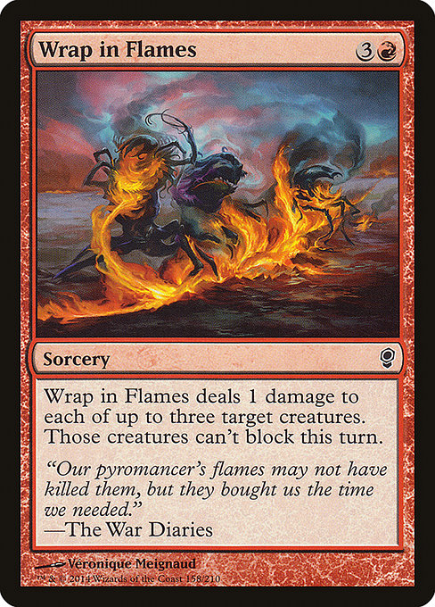 Wrap in Flames - Conspiracy Common Card