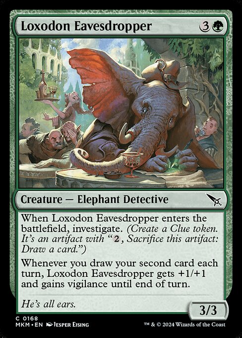 Loxodon Eavesdropper - Murders at Karlov Manor Common Card