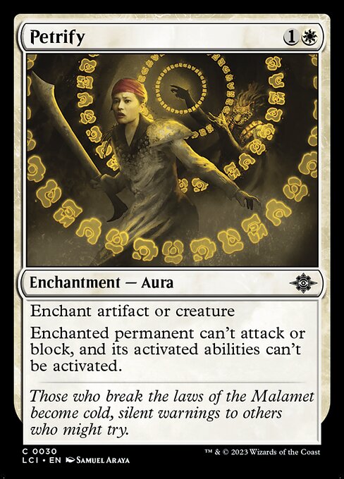 Petrify - The Lost Caverns of Ixalan Common Card