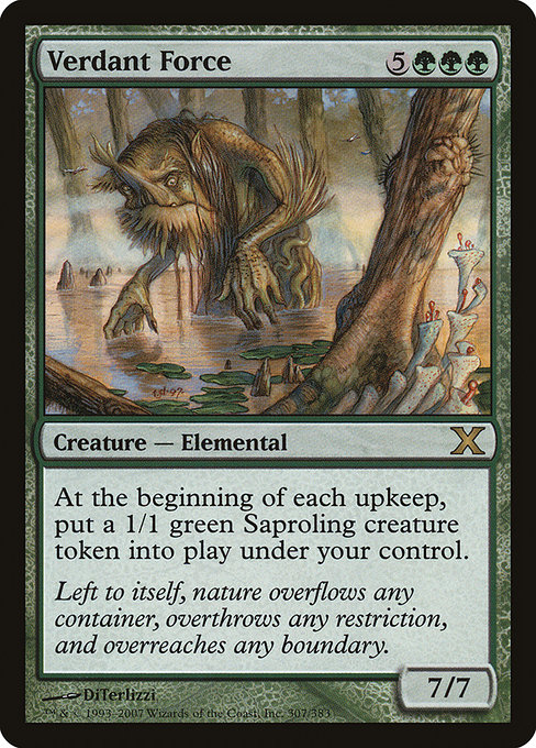 Verdant Force - Tenth Edition Rare Card