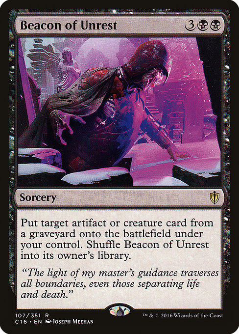 Beacon of Unrest - Commander 2016 Rare Card