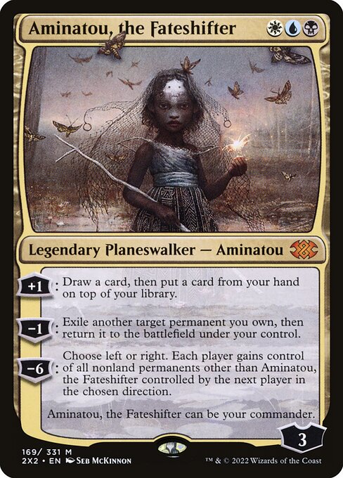 Aminatou, the Fateshifter - Double Masters 2022 Mythic Card