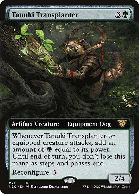 Tanuki Transplanter - Neon Dynasty Commander Rare Card