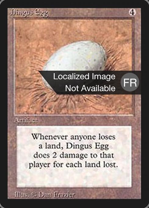 Dingus Egg - Foreign Black Border Rare Card