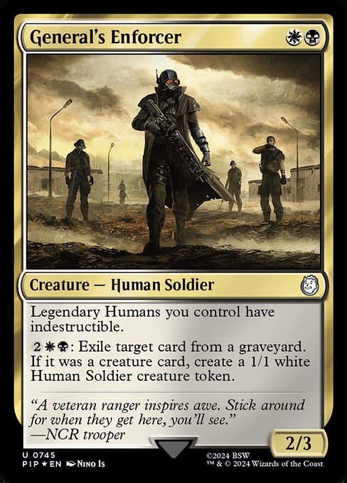 General's Enforcer - Fallout Uncommon Card
