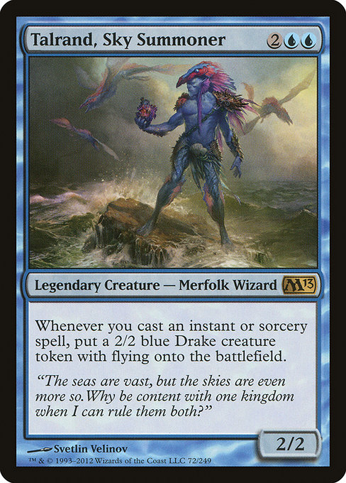 Talrand, Sky Summoner - Magic 2013 Rare Card