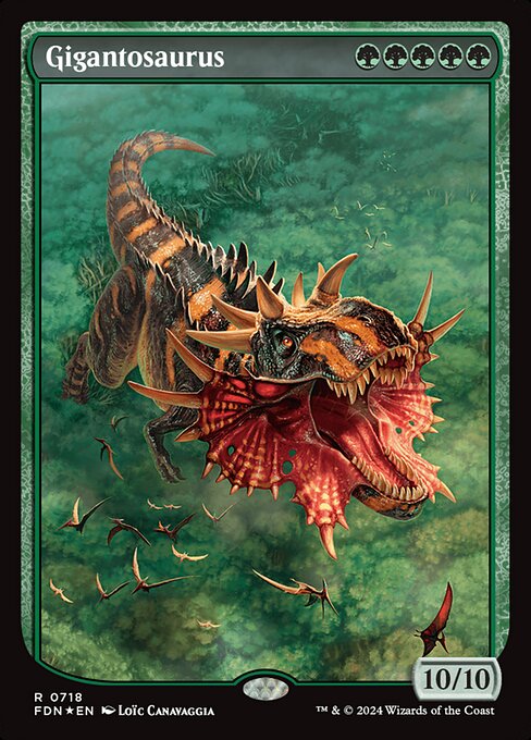 Gigantosaurus - Foundations Rare Card