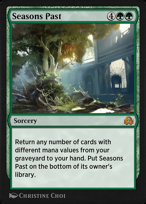 Seasons Past - Shadows over Innistrad Remastered Mythic Card