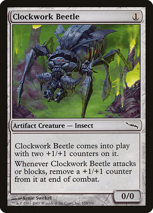Clockwork Beetle - Mirrodin Common Card