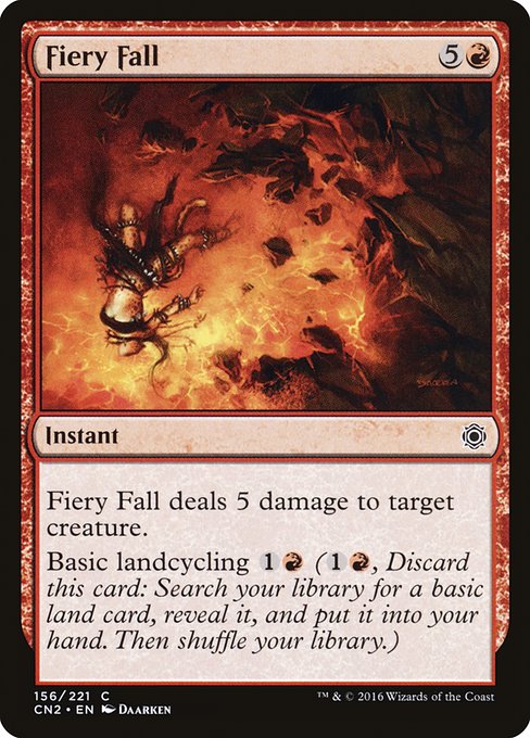 Fiery Fall - Conspiracy: Take the Crown Common Card