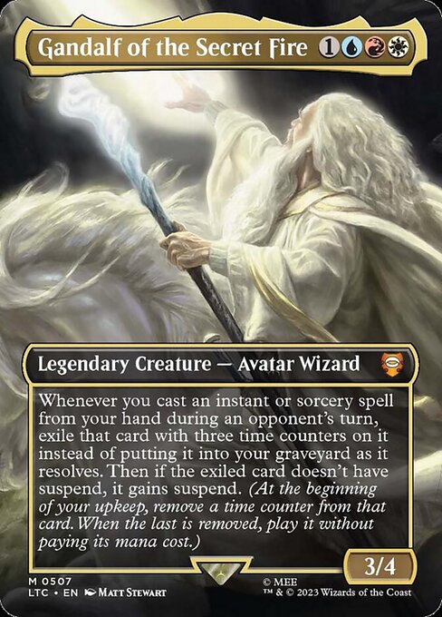 Gandalf of the Secret Fire - Tales of Middle-earth Commander Mythic Card