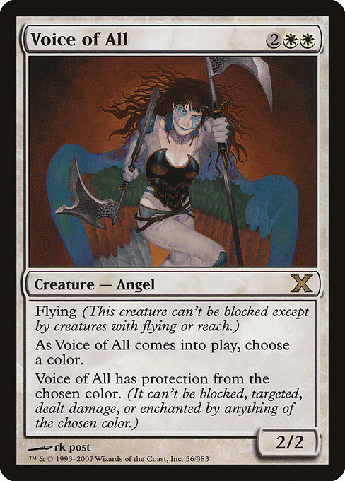 Voice of All - Tenth Edition Rare Card