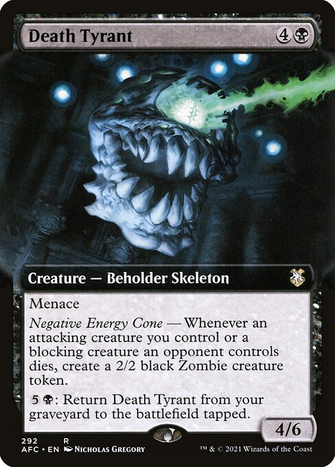 Death Tyrant - Forgotten Realms Commander Rare Card
