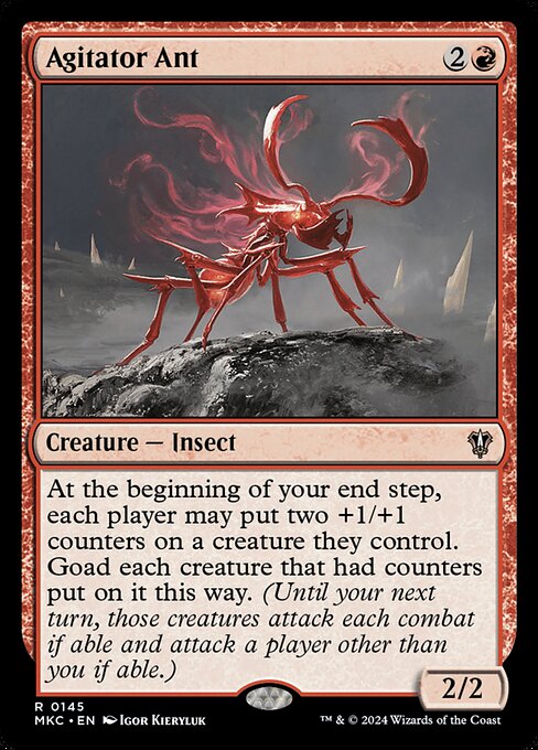 Agitator Ant - Murders at Karlov Manor Commander Rare Card