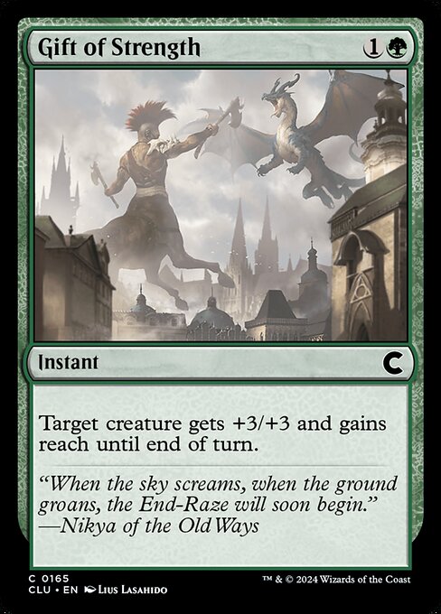 Gift of Strength - Ravnica: Clue Edition Common Card