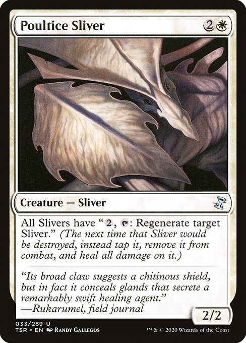Poultice Sliver - Time Spiral Remastered Uncommon Card