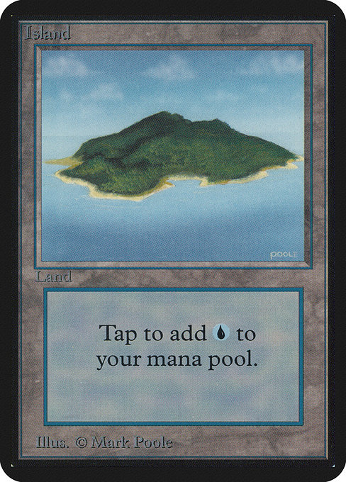 Island - Limited Edition Alpha Common Card