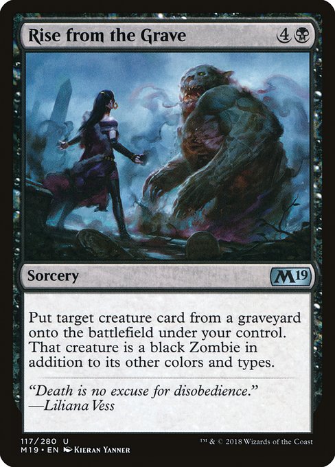 Rise from the Grave - Core Set 2019 Uncommon Card