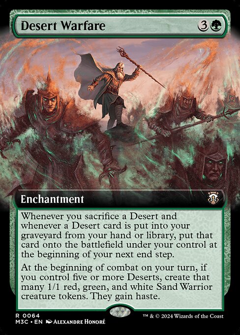 Desert Warfare - Modern Horizons 3 Commander Rare Card