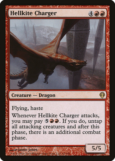 Hellkite Charger - Archenemy Rare Card