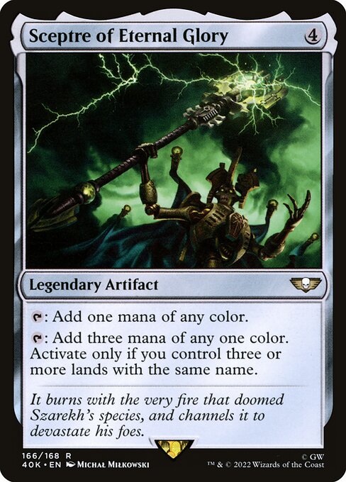 Sceptre of Eternal Glory - Warhammer 40,000 Commander Rare Card