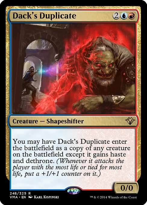 Dack's Duplicate - Vintage Masters Rare Card