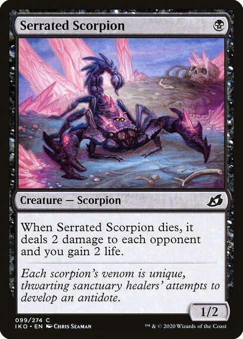 Serrated Scorpion - Ikoria: Lair of Behemoths Common Card