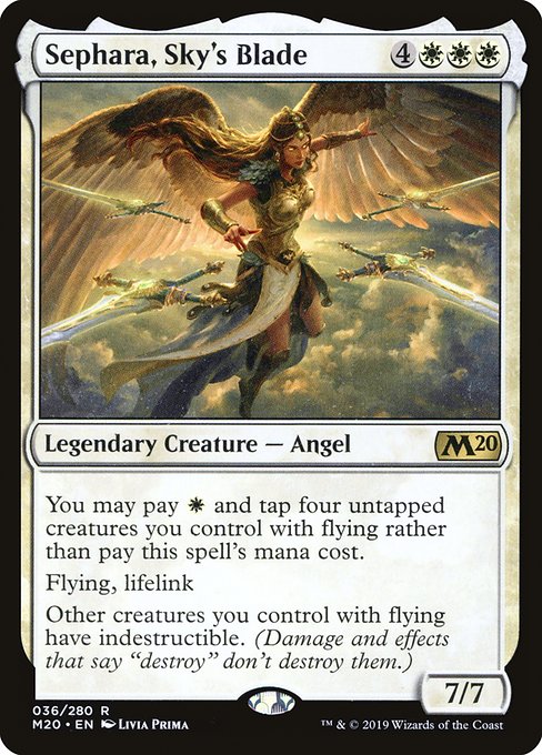 Sephara, Sky's Blade - Core Set 2020 Rare Card