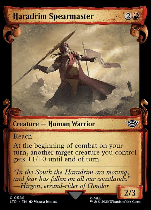 Haradrim Spearmaster - The Lord of the Rings: Tales of Middle-earth Common Card